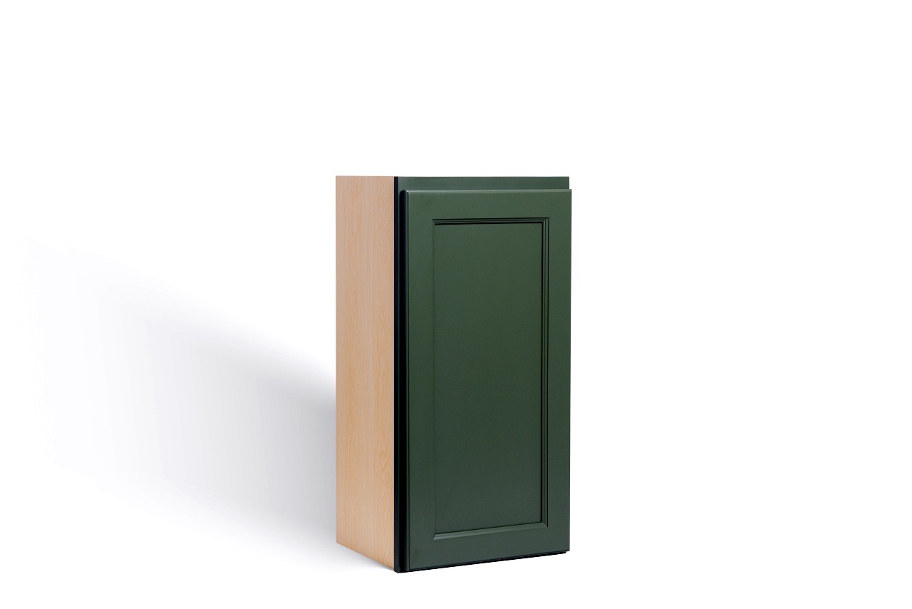 Slab cabinet door style