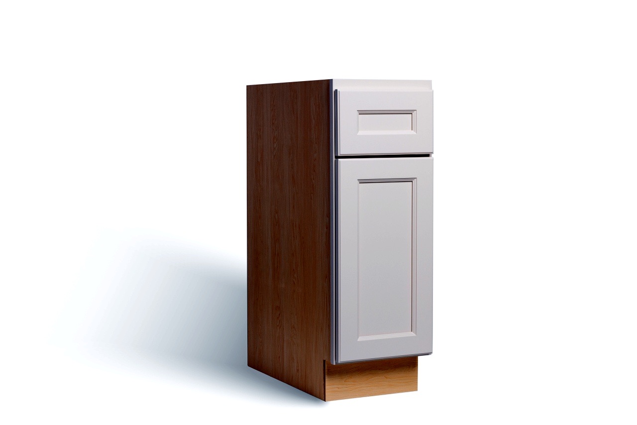 Louvered cabinet door style
