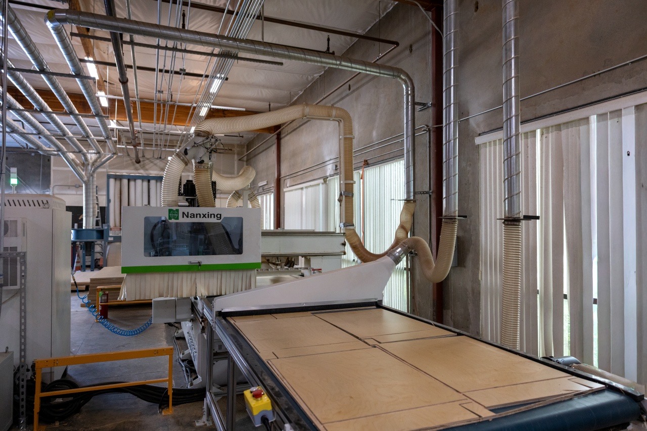 Inside the ABBS Cabinets CNC production bay