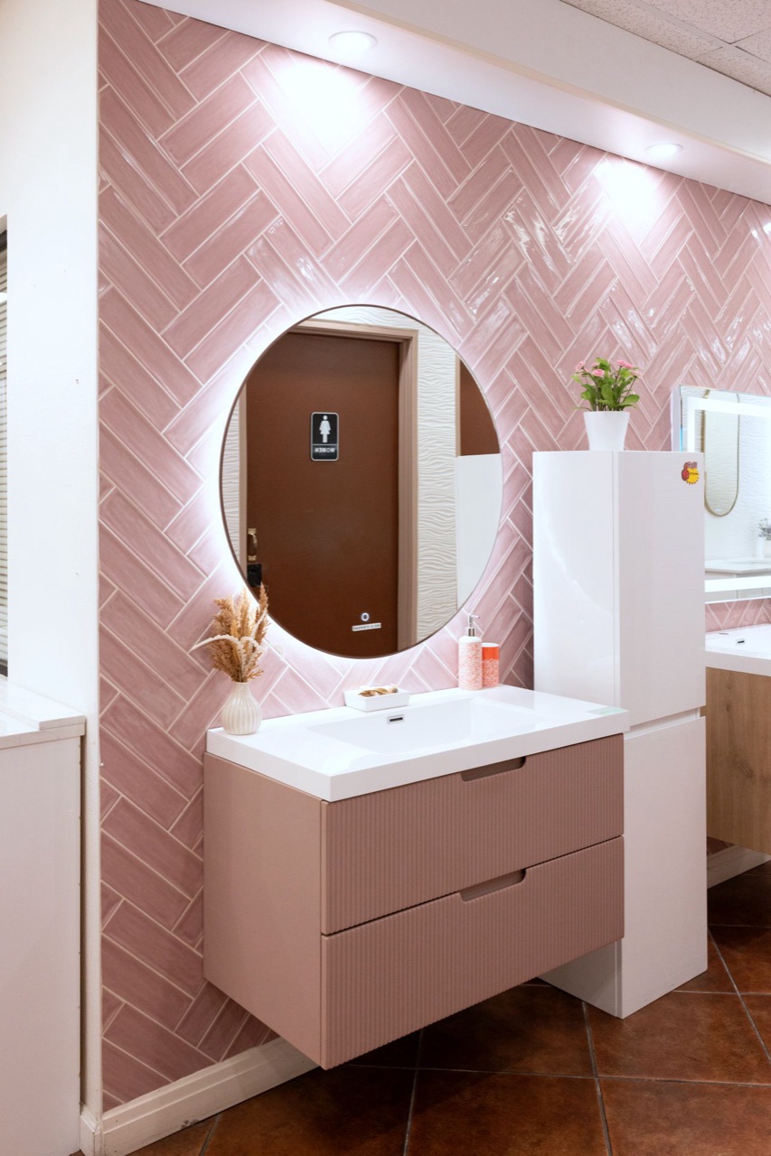 Bathroom vanity cabinetry