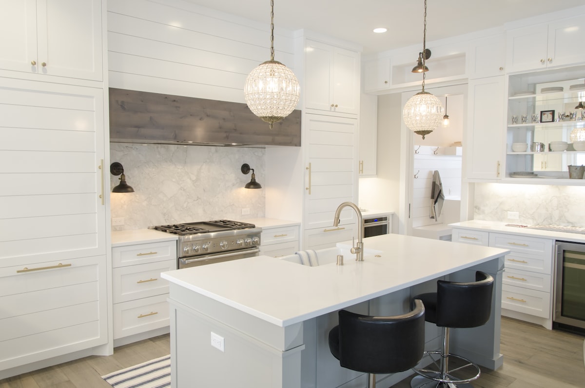 Boutique Retail Store interior with white cabinetry